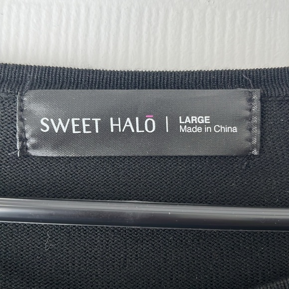 Sweet Halo Black Cutout Sweater - Picture 3 of 6